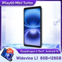 Alldocube iPlay60 Mini Turbo 8.4inch Snapdragon 6Gen 1 Tablet Android14 8GB+8GB virtual memory RAM+128GB ROM Widevine L1 1