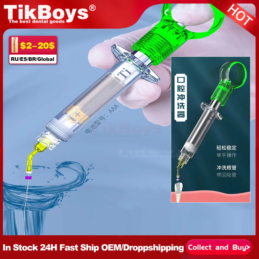 

Dental Root Canal Irrigator Endo Needle Cleaning Dentisry Needle Dentist Negative Pressure Flushing Equipment