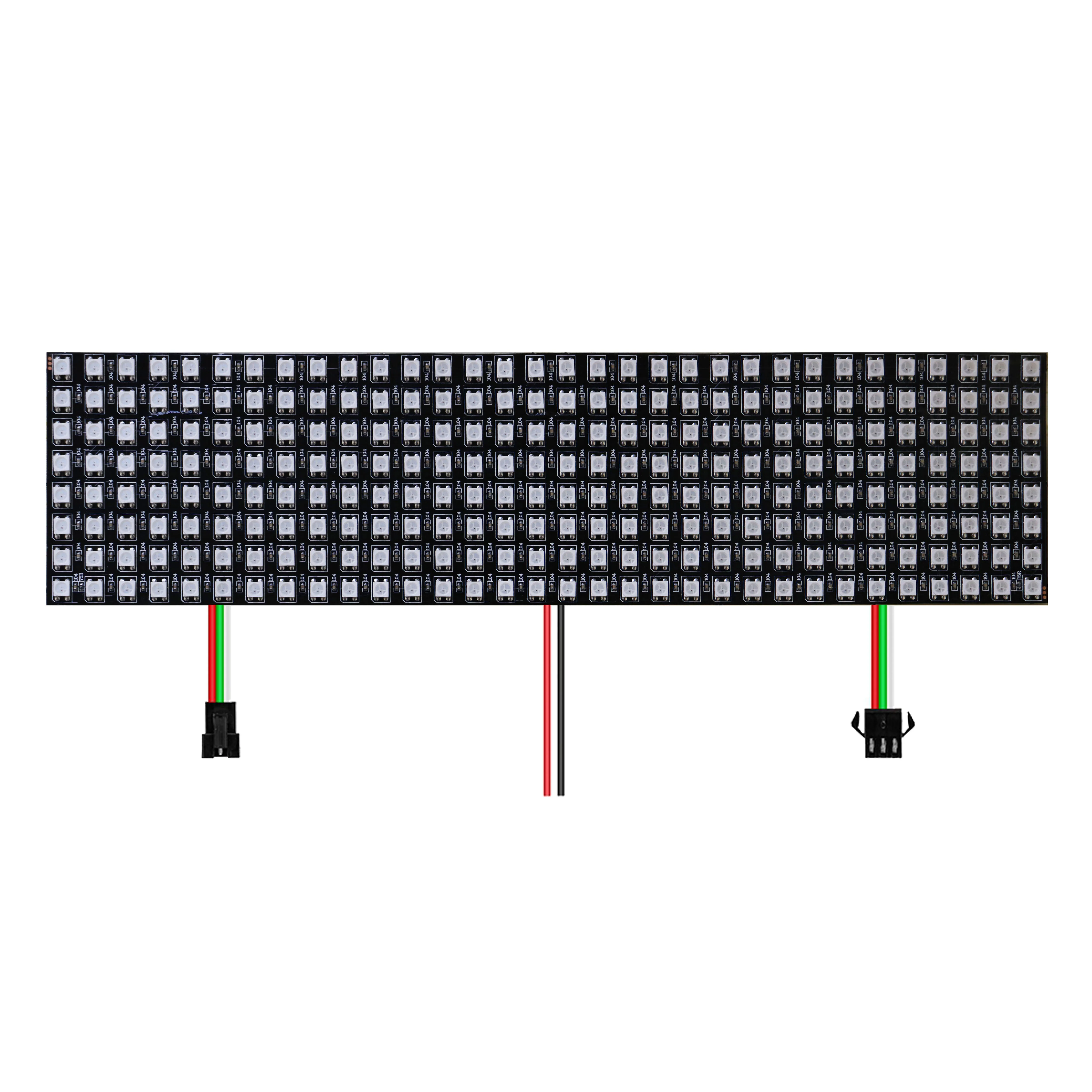 ตัวเลือกสินค้า แผง LED RGB Matrix ควบคุมด้วย IC WS2812B ความละเอียดสูง