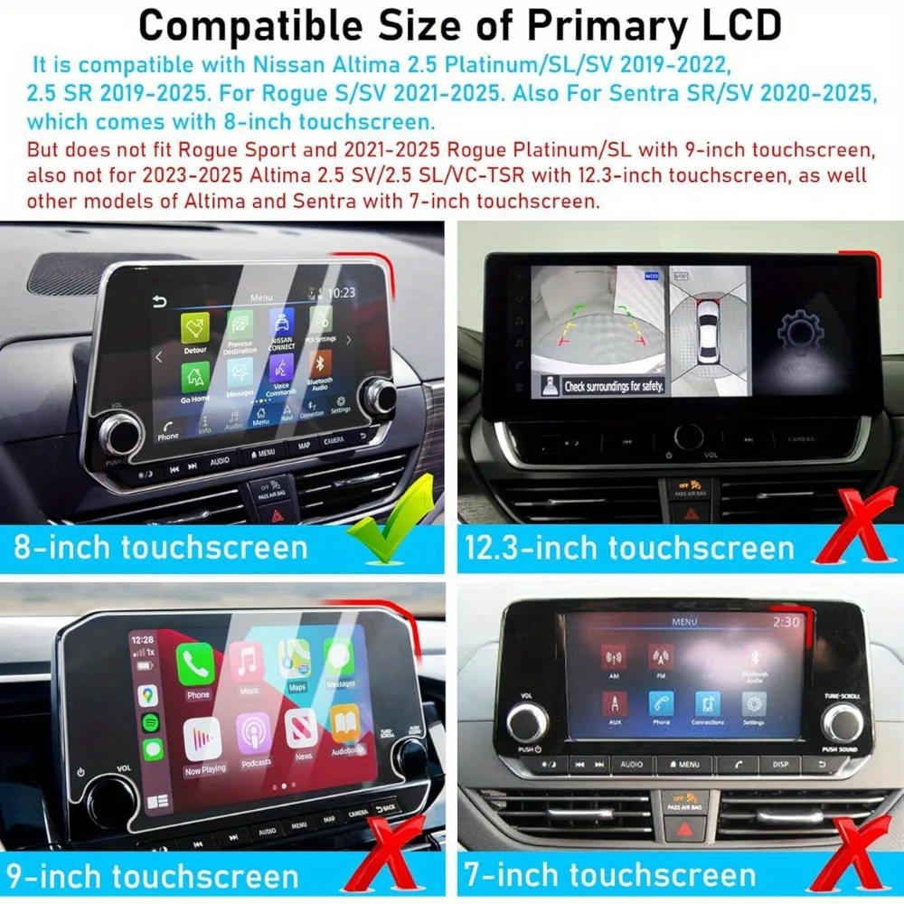 車の GPS ナビゲーション画面強化ガラスプロテクター日産アルティマローグセントラ 2019-2025 傷つきにくい保護フィルム -  AliExpress 34 GPSナビゲーションフィルム 強化ガラススクリーンプロテクター アルティマ用 2019 2020 8 インチカーナビゲーションディス