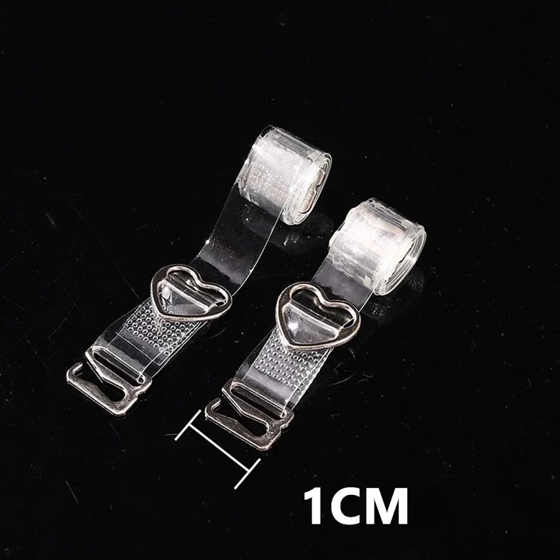 10/2pcs Transparent Bra Straps Invisible Detachable Silicone Women's Elastic Belt Adjustable Non Slip Intimates Shoulder Strap