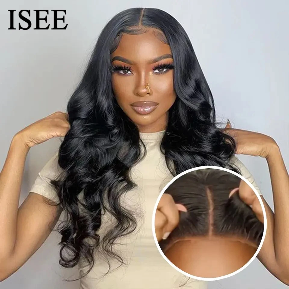 Perruque Lace ontal Wig 100% naturelle, cheveux bouclés, Loose, Deep