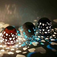 Shadow Atmosphere Lamp Touch Control Projector Night Light Rechargeable Cute Small Table Lamp Gift for Boys Girls 2
