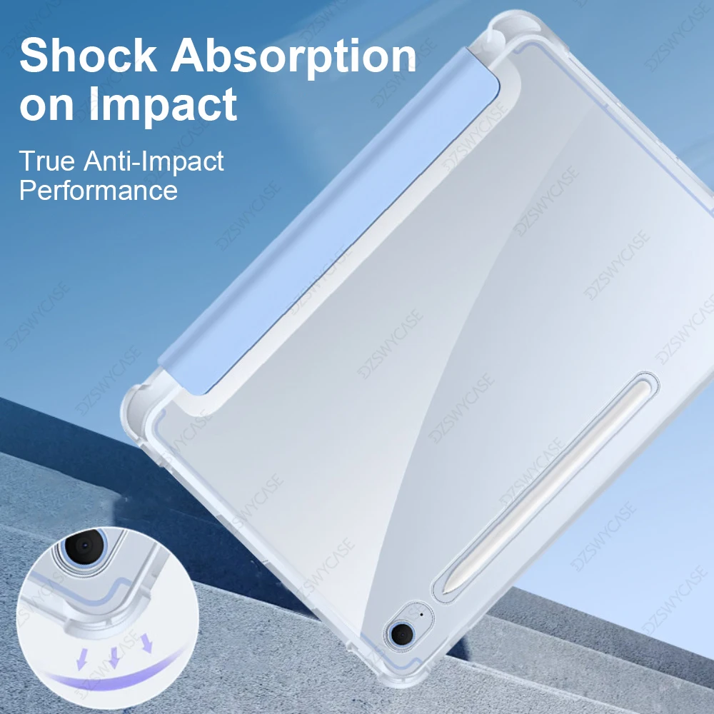 Transparent Clear Hard Tablet Case - Durable Protective Back Cover