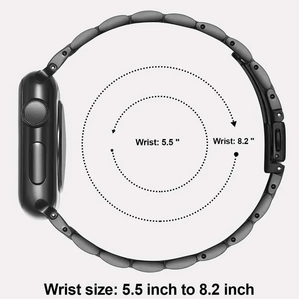 Elegant Stainless Steel Slim Watch Band Strap
