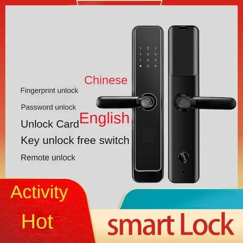 semi-automatic-smart-fingerprint-lock-home-anti-theft-door-code-lock-one-button-smart-electronic-universal-entry-door-lock