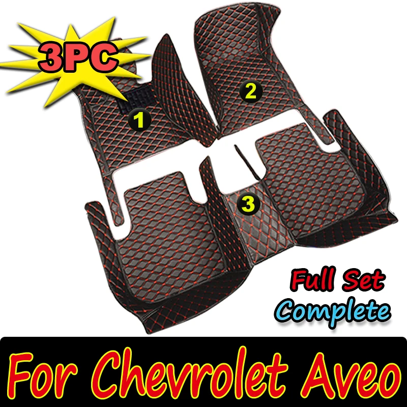 

Автомобильные коврики для Chevrolet Aveo MK2 Sonic 2017 2016 2015 2014 2013 2012, автомобильные аксессуары, кожаная водонепроницаемая защита