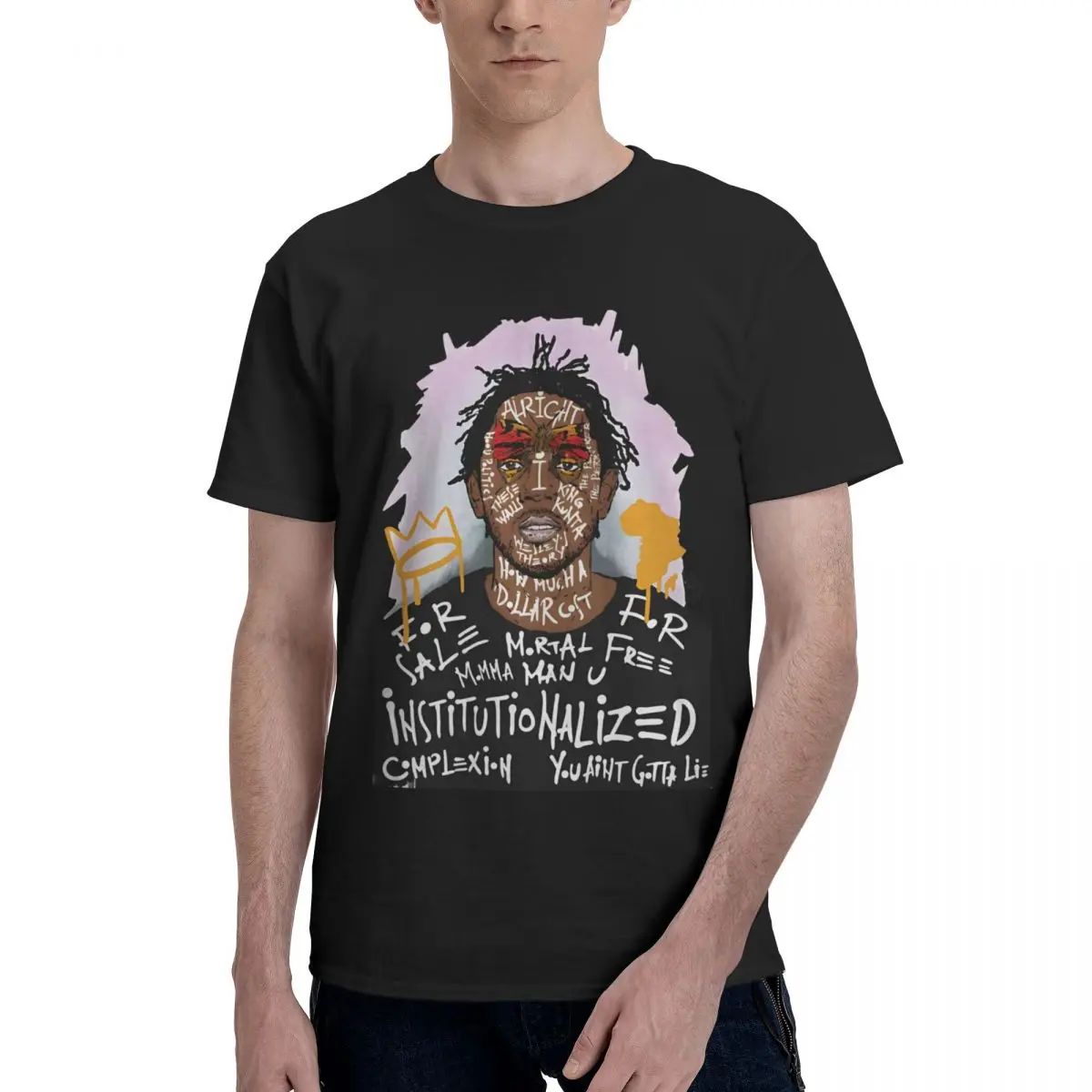 

The Hillbillies Мужская футболка высокого качества y2k Kendrick Lamar Duckworth винтажная Роскошная графическая хлопковая Футболка с принтом на заказ