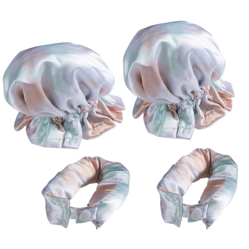 Heatless Curling Rollers - Soft Silk Hair Styling Tools for Effortless Waves and Curls