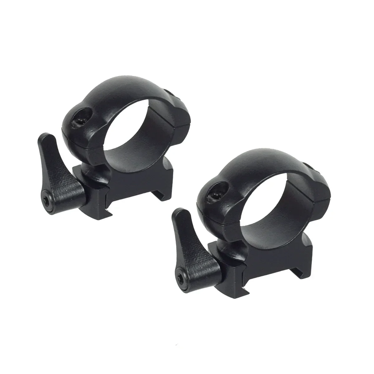 Tactical 25.4mm 30mm 2 Pcs QD Diameter Hunting Sight Scope Mount Ring Level Durable And Firm Universal 20mm Picatinny Accessory 4