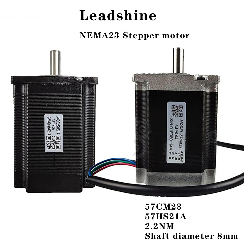 

Leadshine Nema23 Stepper Motor 57CM23/57HS21A 2 Phase 2.2 5A Stepper Motor For 3D Printer CNC Engraving And Milling Machine