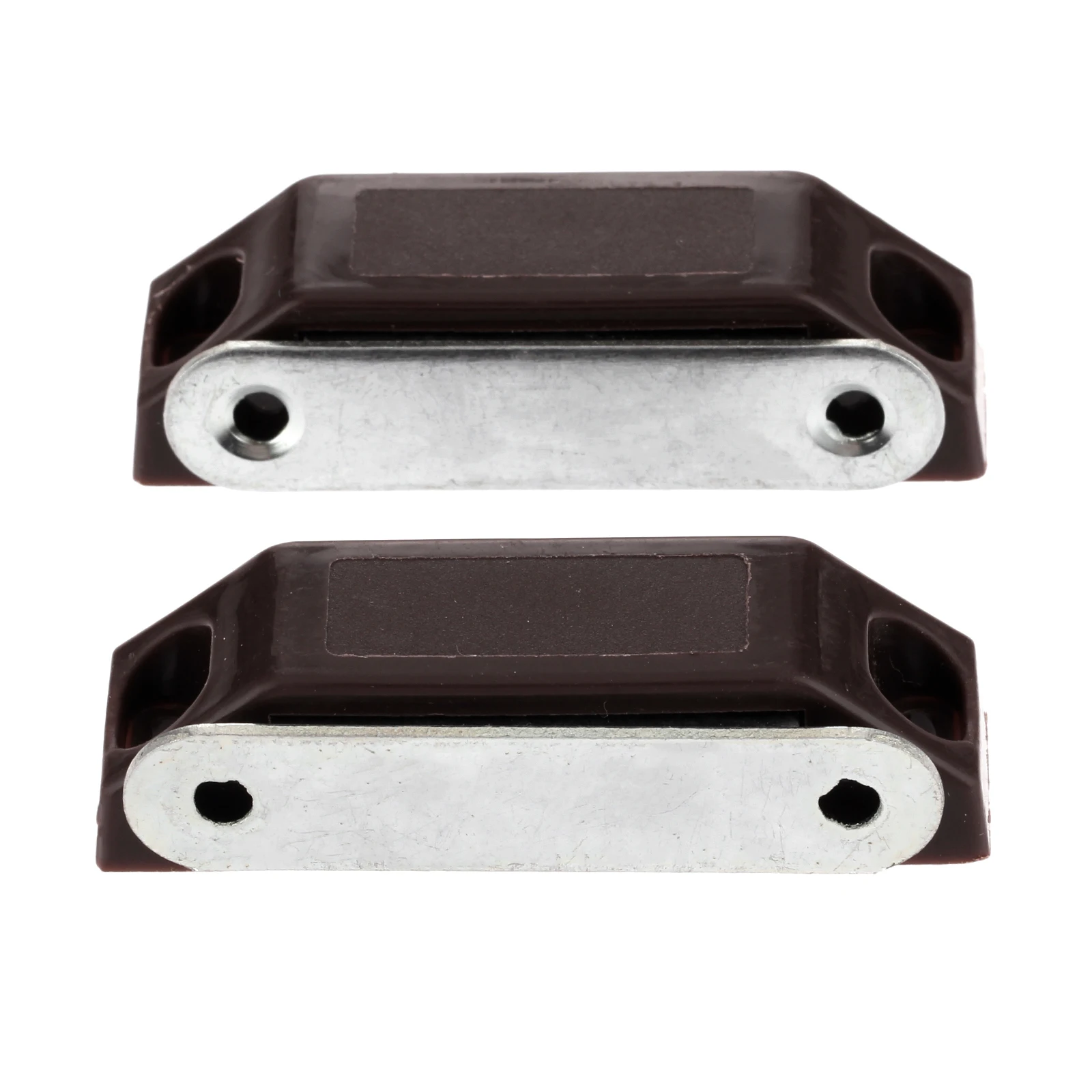 Magnetic Cabinet Catches Door Catches Magnetic Cabinet Latches Cabinet Door Latch 2Pcs 59*16MM Magnetic Door Catches Kitchen Cupboard Wardrobe Magnetic Cabinet Latch Catches Furniture Hardware with Screws