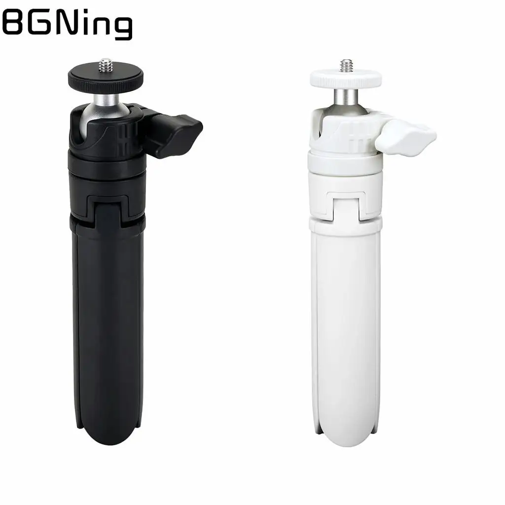BGNing Selfie Stick ABS Mini Tripod 1/4" Screw Ball Head Adapter for SLR Camera Stabilizer Phone Holder Light Projector Bracket