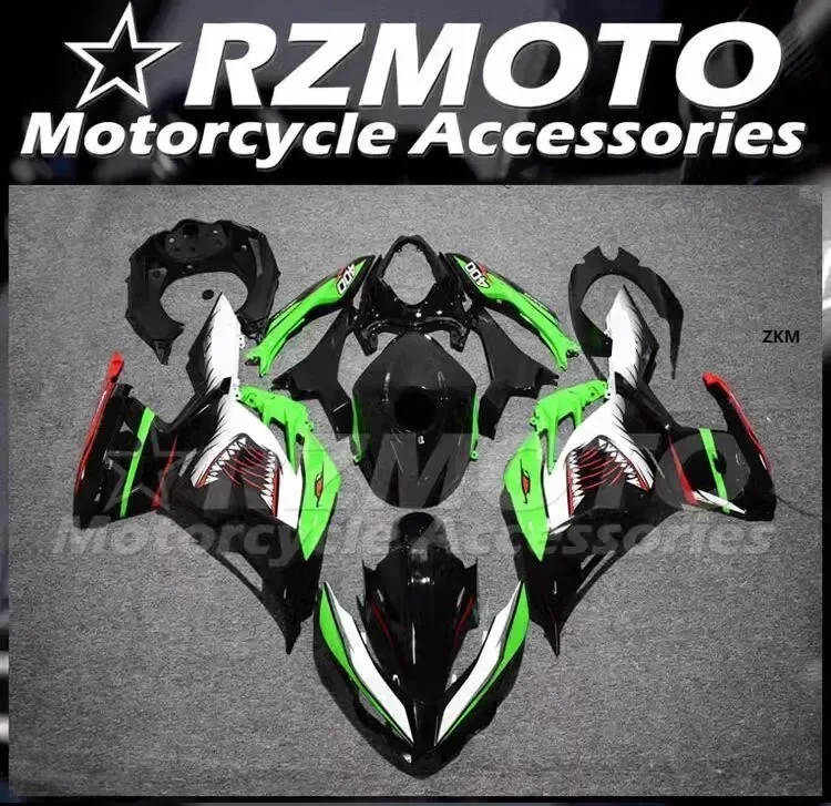 

4Gifts New ABS Motorcycle Fairings Kit Fit For Kawasaki EX 250 400 2019 2020 2021 2022 2023 19 20 21 22 Bodywork Set Shark