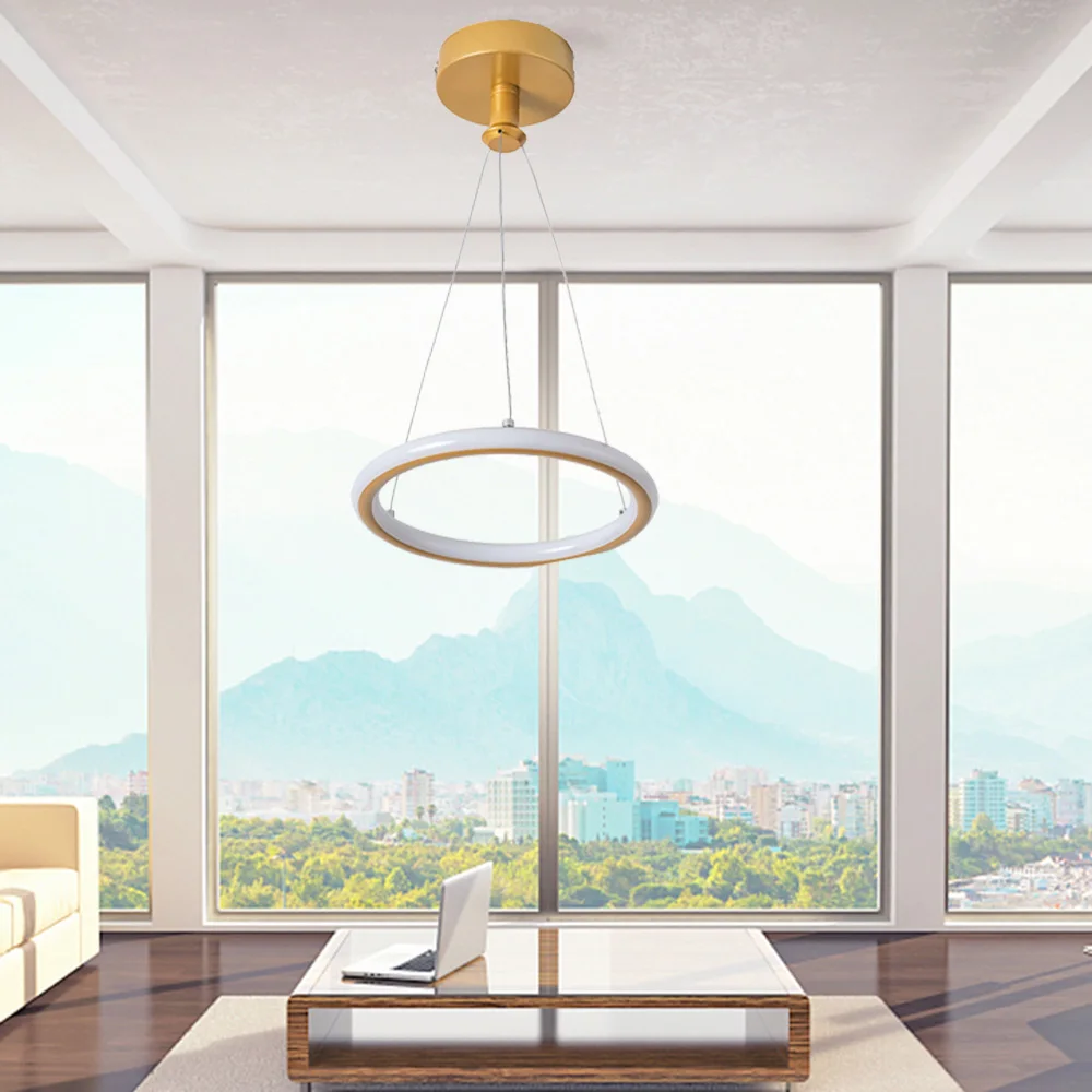 

2021 Round Led Ceiling Light Master Bedroom Simple Chandelier Ceiling Lamp New Living Room Decoration Home Lighting