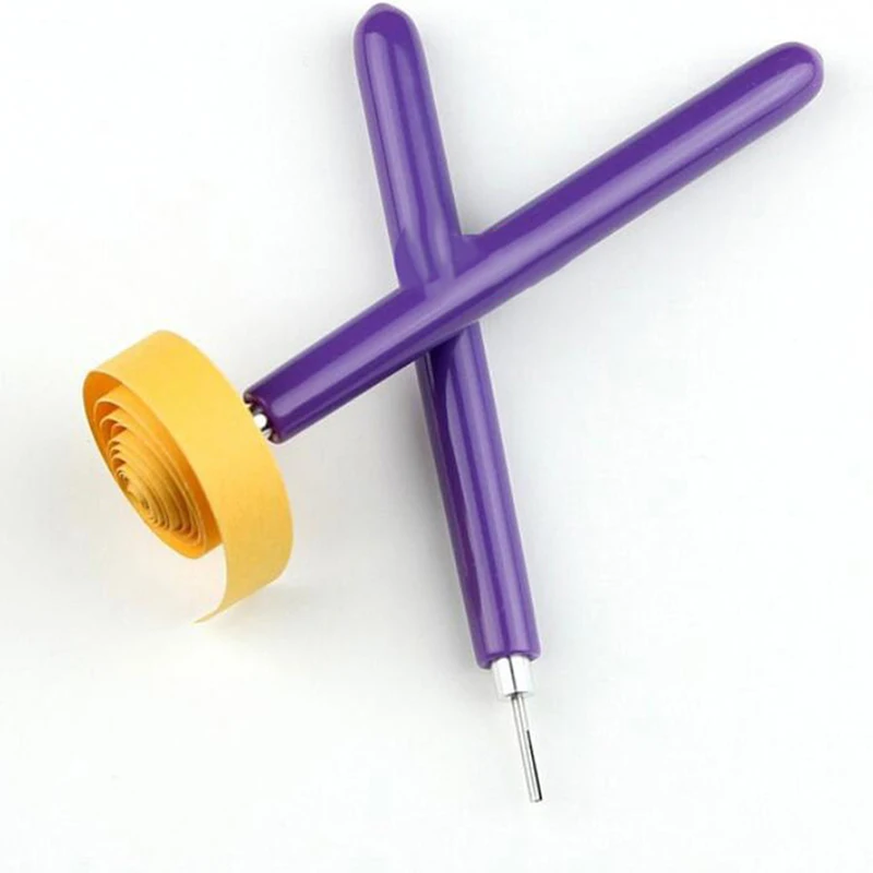 1/6Pcs Quilling Paper Pen Scrapbooking Rolling Manual Craft DIY Origami PVC Handle Slotted Structure Practical Quilled Tools quilling paper tools