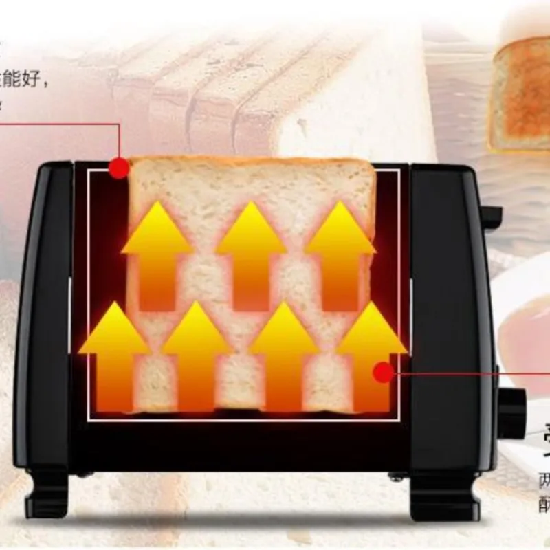 хлебопечка с замесом Fully Automatic Toaster Household Sandwich Machine Toast Multifunctional Breakfast Machine 3