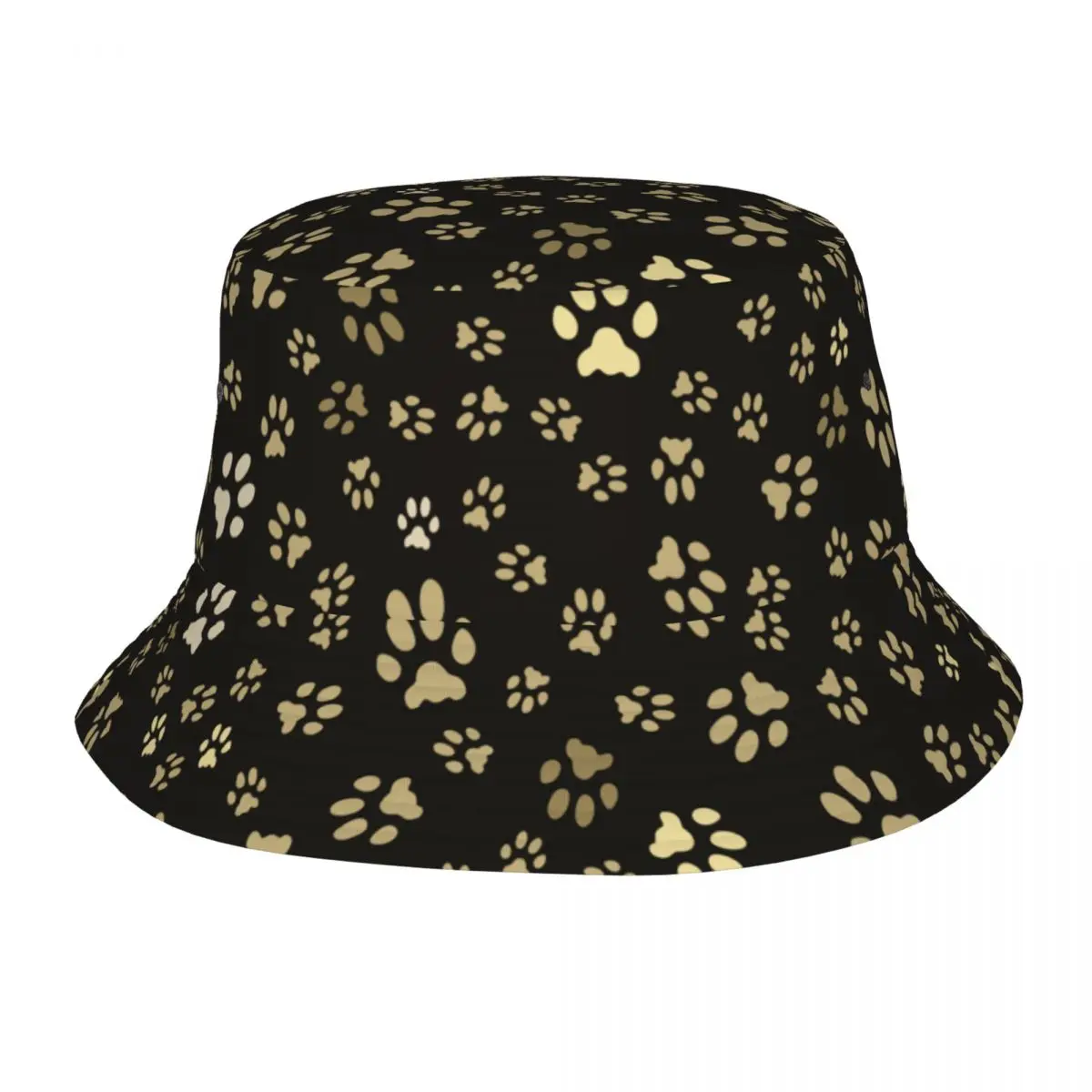 

Gold Cat Dog Paw Bob Hats for Women Men Summer Vocation Field Hat Style Lightweight for Outdoor Sport Fisherman Hat Dropshipping