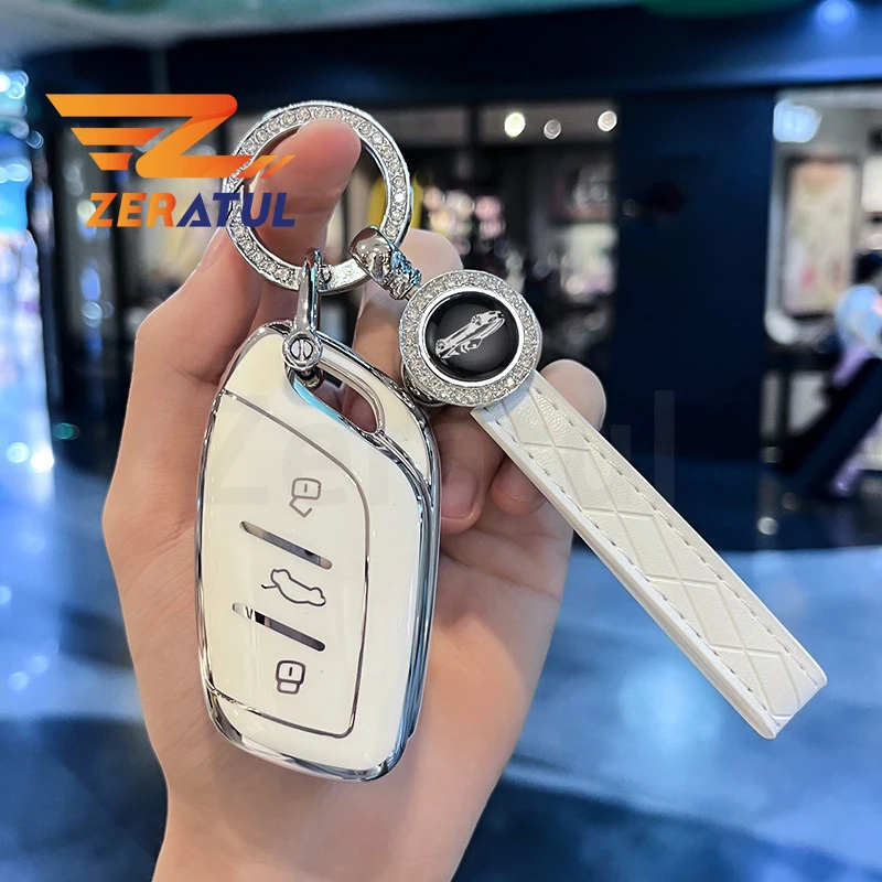 Auto Shell Fob für Roewe RX3 RX5 RX8 ERX5 I6 I5 Für MG4 2023 Mg4 Ev MG HS GT ZS EV ZX MG5 MG6 3 Tasten TPU Fob Schlüssel Abdeckung Fall