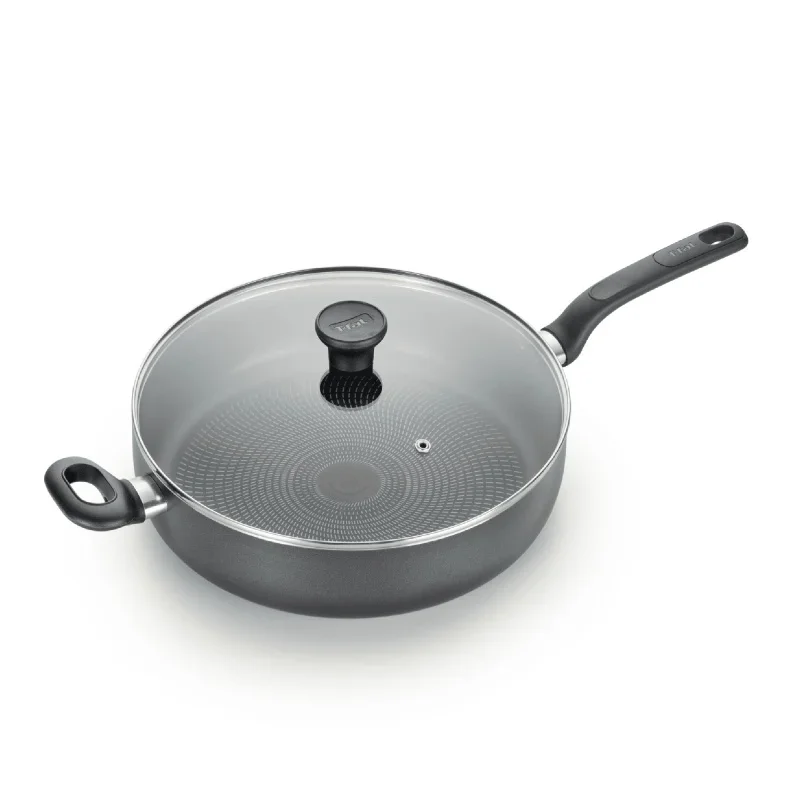 

T-fal легкая уход Антипригарная посуда, большая плита, 5 кварт, серый