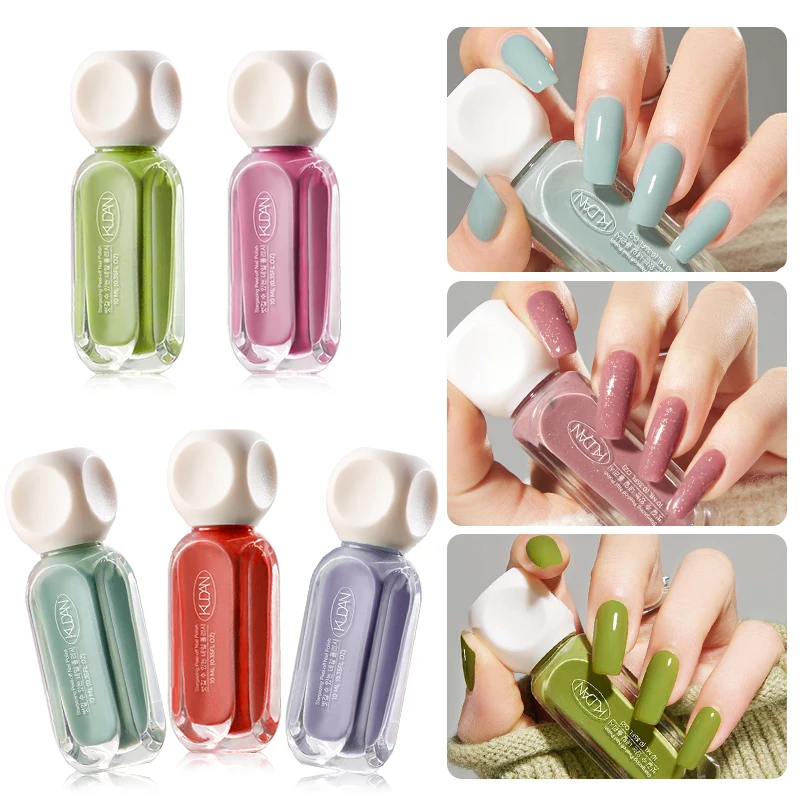 Nail Polish 1PC 10ml Glass Bottle Water-Based Peel Off DIY Manicure