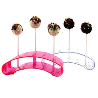 1PC DIY Acrylic 20 Holes With Traces Cake Pop Lollipop Cupcake Display Stand Holder Tower Bases 1