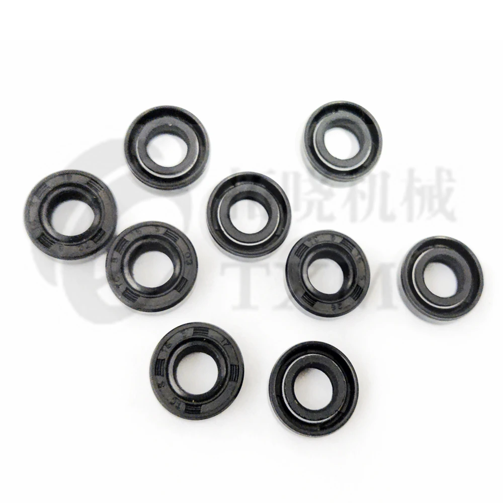 TC8x16x5 8x16x5 NBR Nitrile Rubber Skeleton Oil Seal 8*16*5 Seals Radial Shaft Seals 10pcs oil seal screwdrivers o ring seal set rubber seal ring sealing repair tools seal remover water pump seal kit engine transmission seal