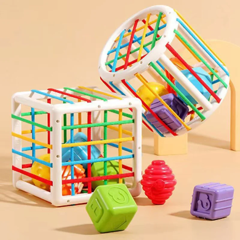 Baby Shape Sorting Toys Children Montessori Educational Toys Colorful