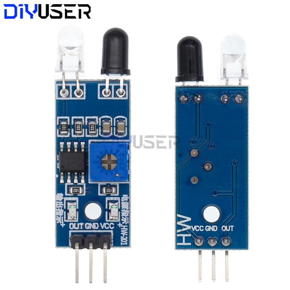 Capteur infrarouge obstacle 3-5V LM393 pour robot tank RC