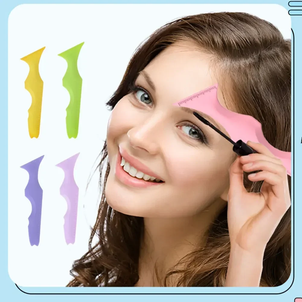Resusable Silicone Eyeliner Ruler Eye Makeup Stencils Eyeliner Stencil Template Shaping Tools Eyelash Lipstick Beauty Rulers eyeliner stencil tool,makeup tools,eye makeup tools