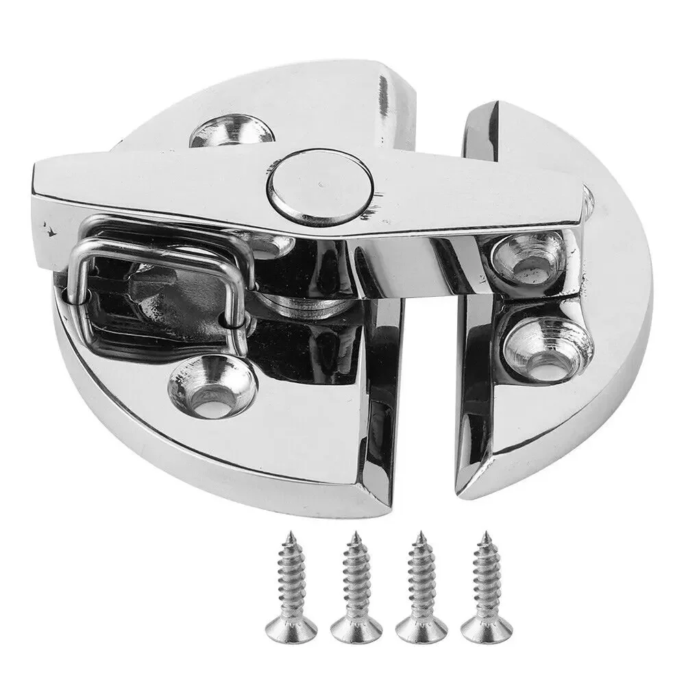 Hatch Latches Locks Marine Grade Stainless Steel Boat Door Cabinet Hatch Round Turn Button Twists Catch Latch Marine Hardware door catch