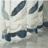 2025 Gauze Curtains Bedroom Gorgeous Exquisite 1pcs Luxury Velvet Embroidered Feather Simple Modern Three-dimensional Embroidery 5