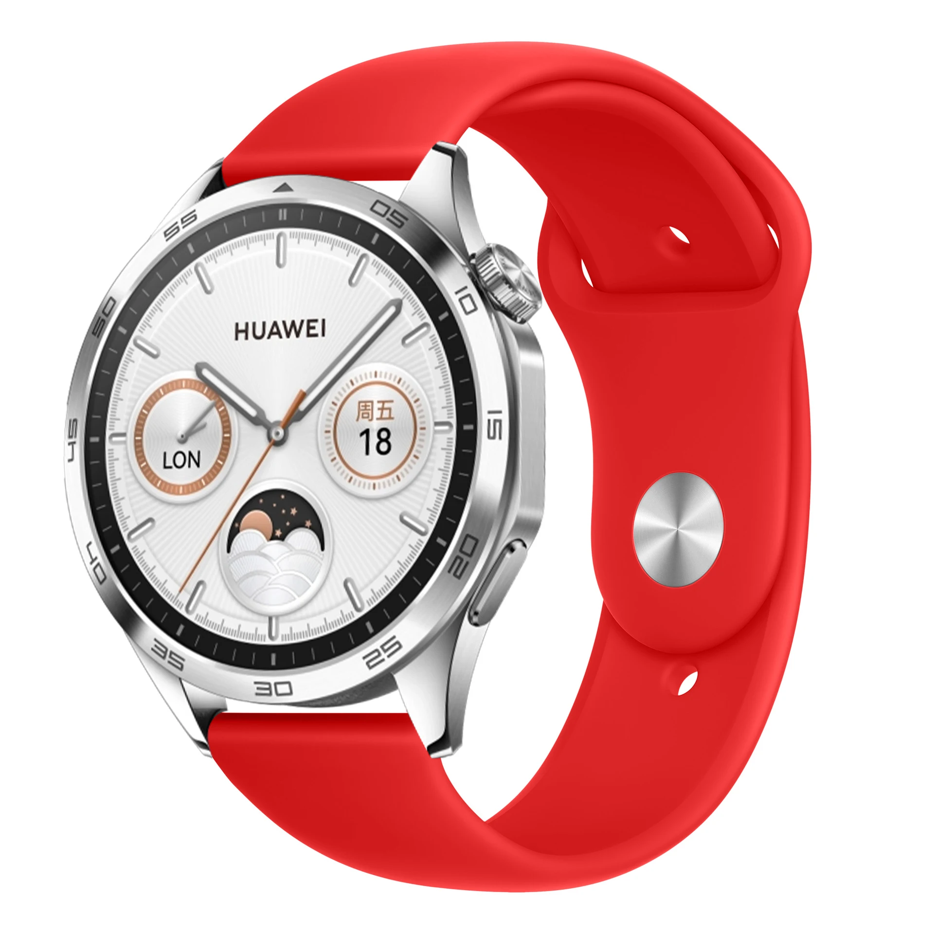 Premium Silicone Watch Band - Compatible with Various Smartwatches, 20mm/22mm