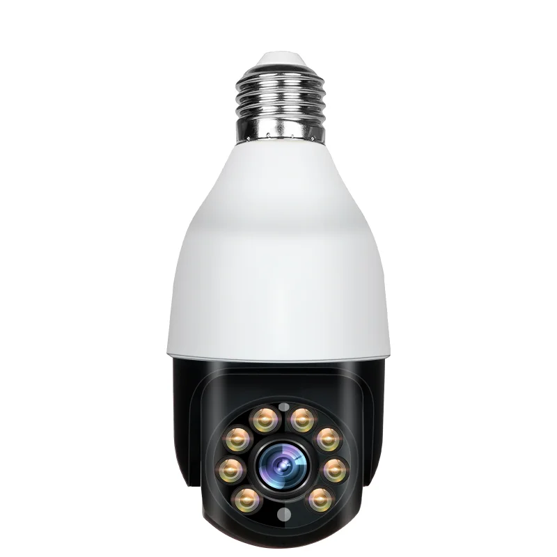 

2MP E27 0.8inch Bulb Lamp Camera Wifi PTZ Waterproof 4X Digital Zoom Easy Install Indoor Outdoor Home Security Ycc365plus 2.4g