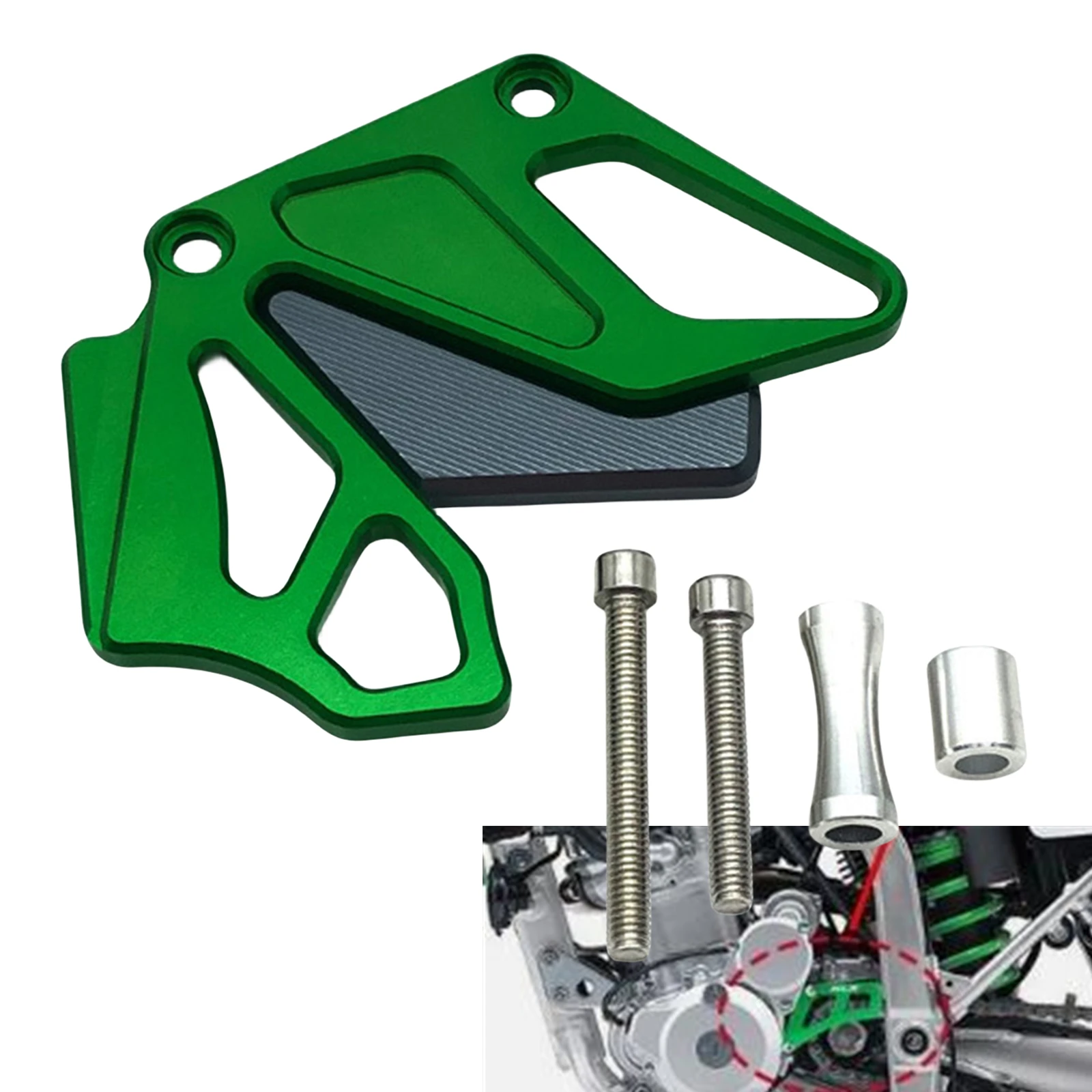 

Передняя крышка звездочки мотоцикла, защита цепи для Kawasaki KLX250 2013-2023