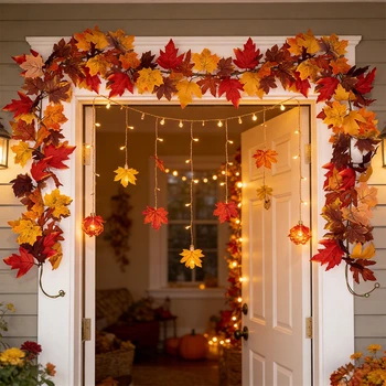 Artificial Maple Leaf Decor 1
