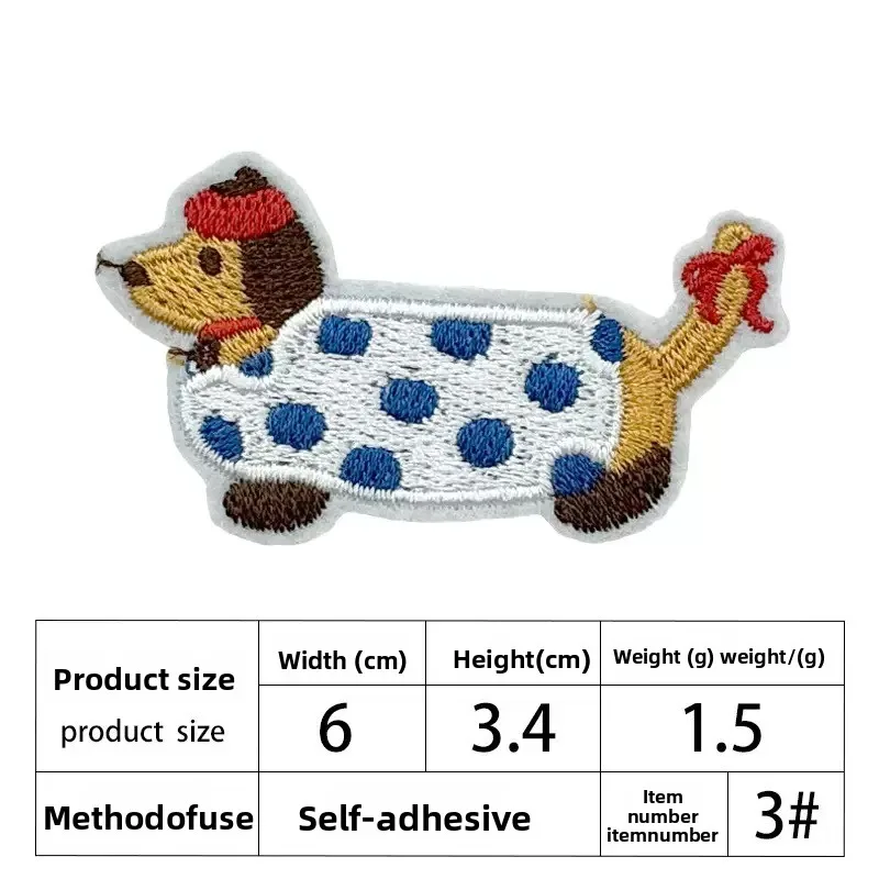 Embroidered Black Cat Design Patch - Product Image 18