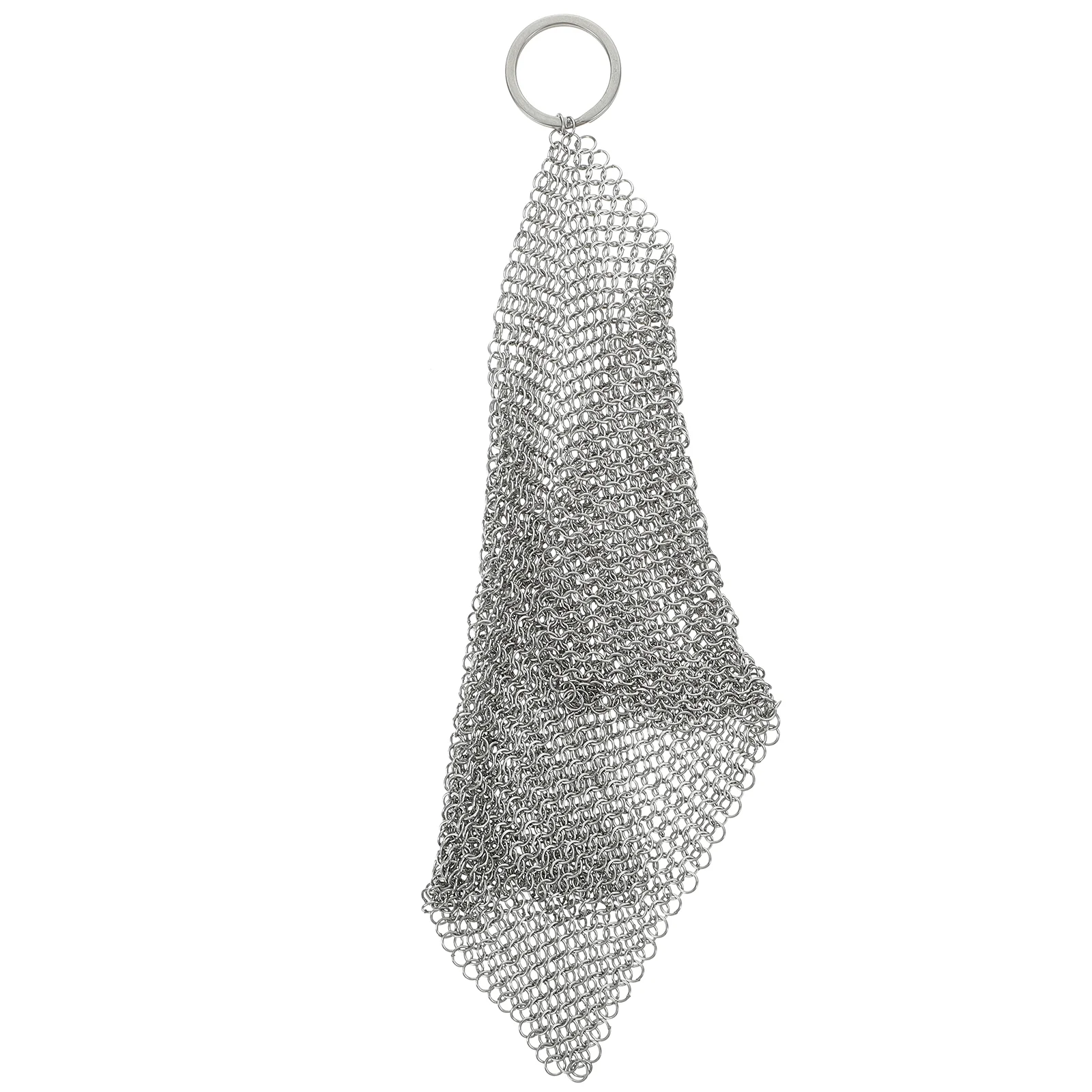 

Skillet Chainmail Cleaning Cleaner Scrubber Chain Kitchen Scrubbing Iron Cast Pad Dish Cloths Dishwashing Rug Dishcloths Scrub