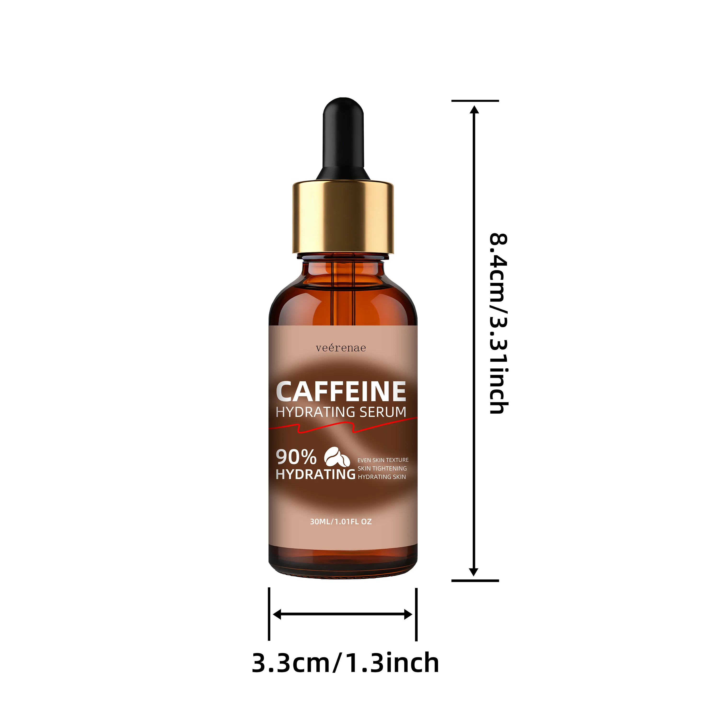 Revitalizing Caffeine Hydrating Serum Duo - 24-Hour Deep Moisturization & Firming Formula