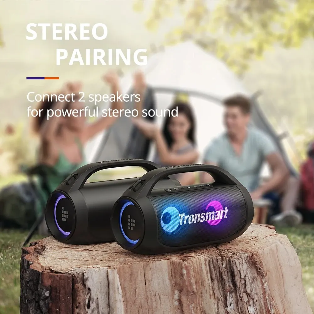 Tronsmart Bang SE Bluetooth Speaker with Bluetooth 5.3 Portable Handle 24-Hour Playtime for Party Camping
