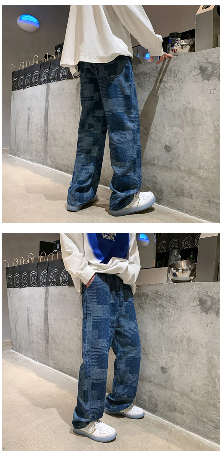 Maison Margiela Paris Baggy jeans blauw casual uitstraling Mode Spijkerbroeken Baggy jeans 