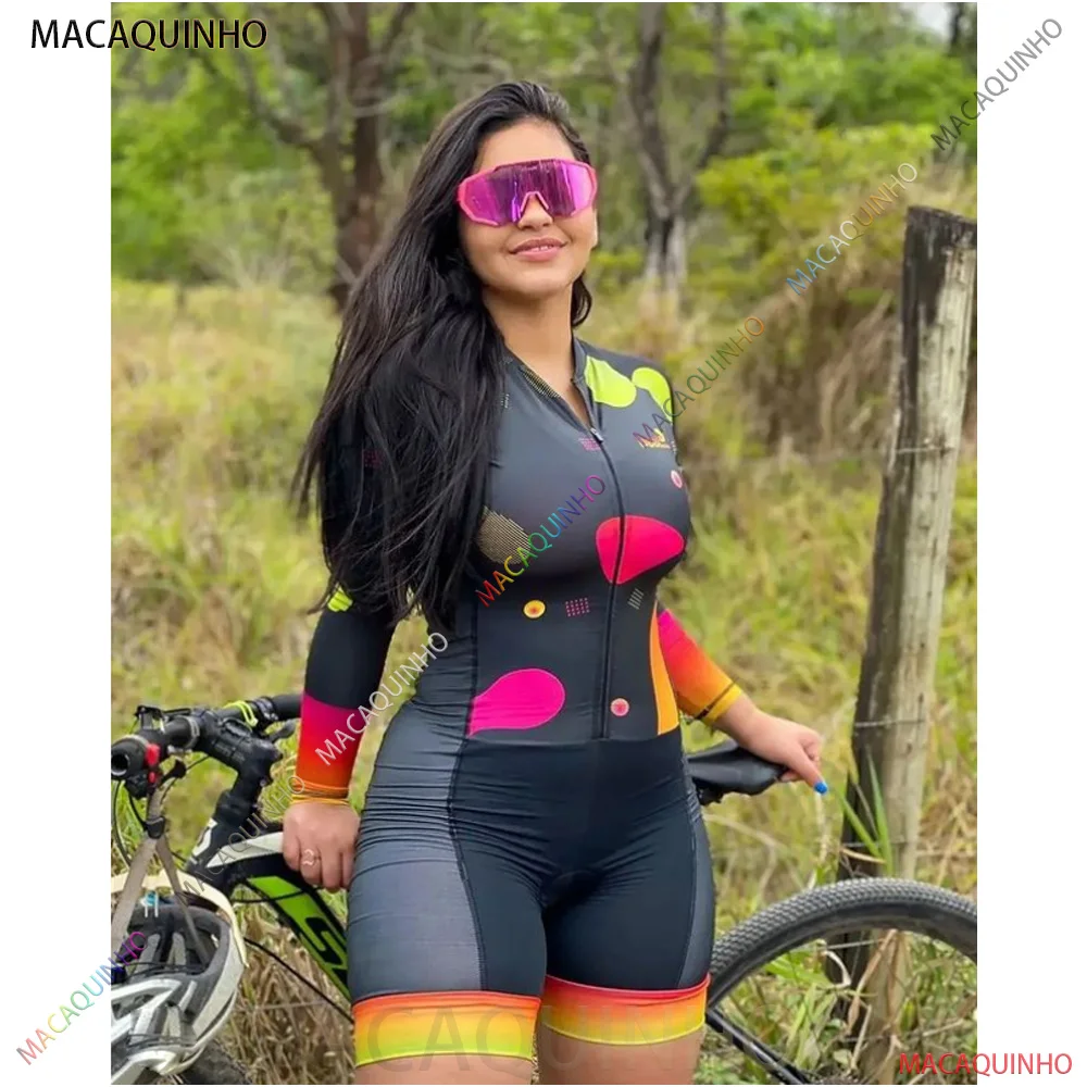 

Женский модный костюм для велоспорта и триатлона с длинным рукавом, комплекты костюмов для велоспорта, велосипедное платье 20D
