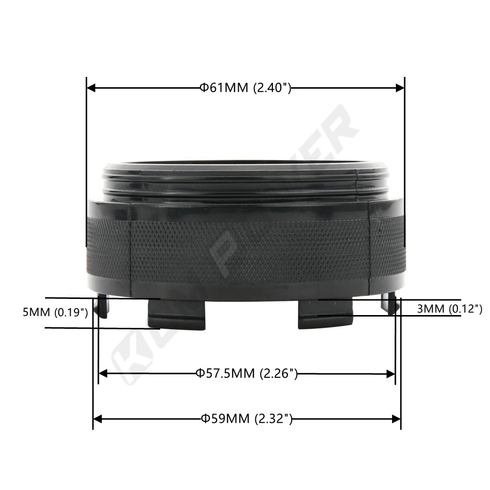 4PCS 61MM OD / 57.5MM ID Sport Rim Cap WORK EMOTION MEISTER VS Sticker Centre Cap Rim Wheel Cover Hubcaps