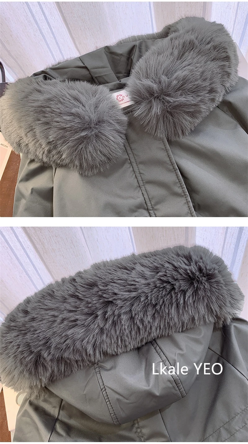 Ladies Down Cotton Jacket 2025 Mid Length Version Temperament Women's Winter Parka Coat Korean Version Fashion Female Outerwear