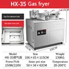 Gas Vertical Pressure Fryer 35L Large Capacity Pressure Commercial Stainless Steel Electric Heating  Fried Chicken Equipment 1