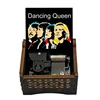 Dancing Queen Wooden Wind Up Music Box Swedish Rock Band Song Special Musical Gifts for Fans Friends Family Birthday Festival 1