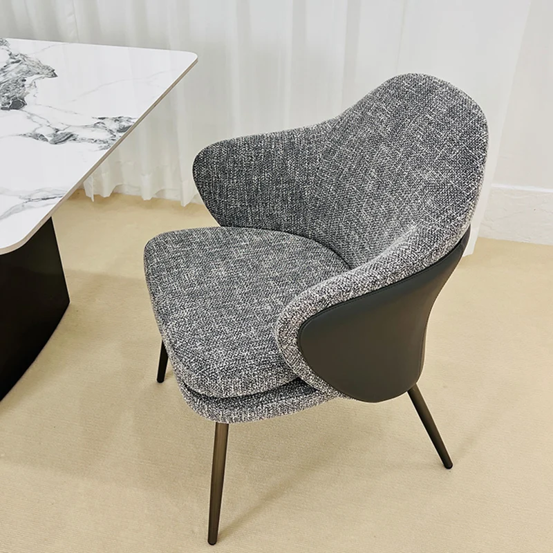 

Design Dining Room Chair Luxury Modern Metal Living Room Chairs Salon Office Hand Sillas Para Sala De Estar Home Furniture