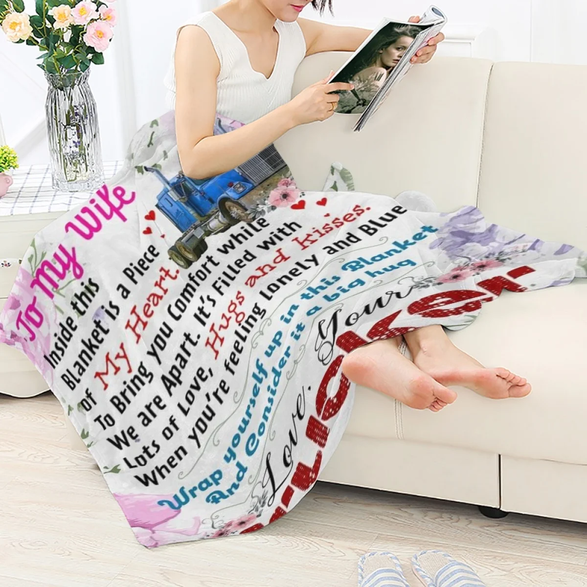 TOADDMOS To Trucker Future Wife I Love You ���� ��� ������ �繫�� ������ ������ ��� ħ�� ħ�� ��Ʈ ����