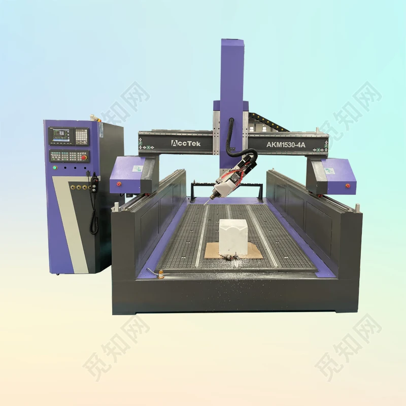 

China Wood ATC 4 Axis CNC Router for Sculpture 1300*2500mm 4*8ft Woodworking Tools 1530 Size
