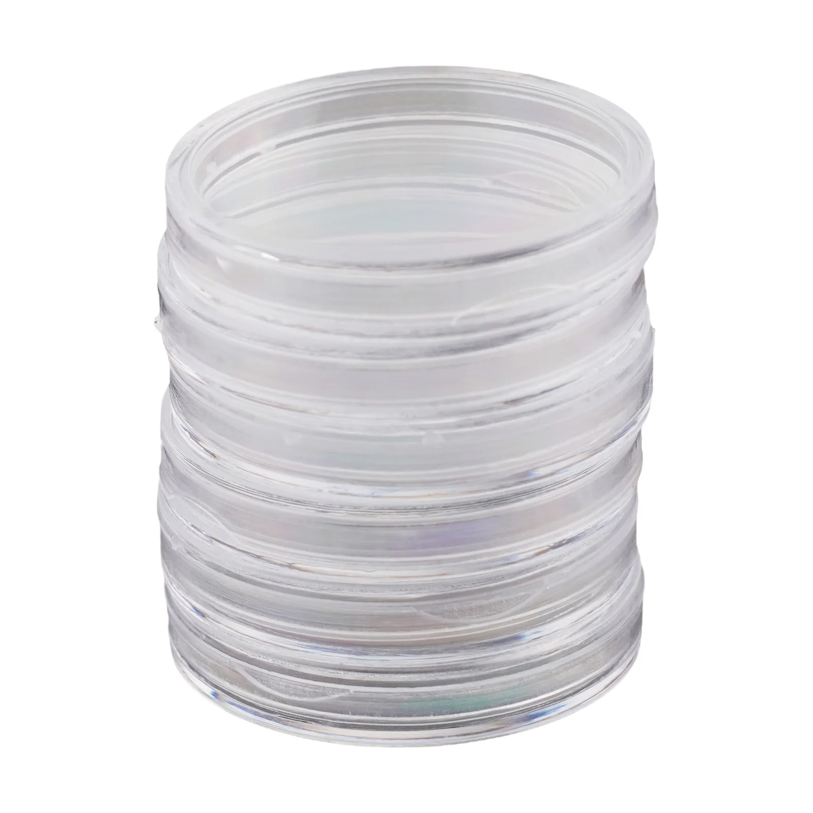 100Pcs 28mm Transparent Plastic Coin Holder Coin Collecting Box Case For Coins Storage Capsules Protection Boxes Container 5